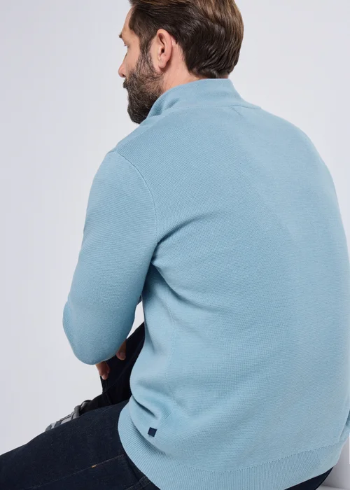 Lincoln Blue 1/4 Zip - Extra Large Image 3