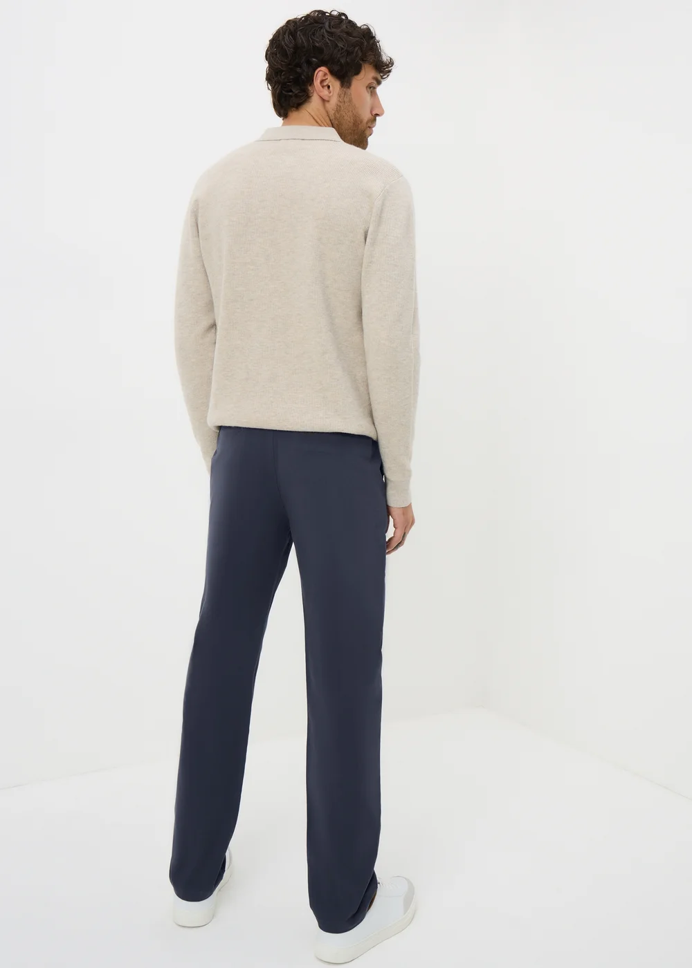 Blue Flex Chinos - 30 Waist Regular Image 2