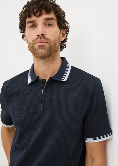 Navy Polo Shirt - Small Image 2