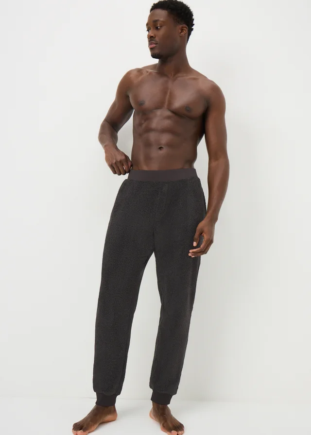 Charcoal Fleece Pyjama Bottoms
