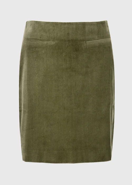 Green Cord Mini Skirt - Size 28 Image 3