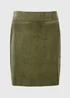 Green Cord Mini Skirt - Size 28 Image 3