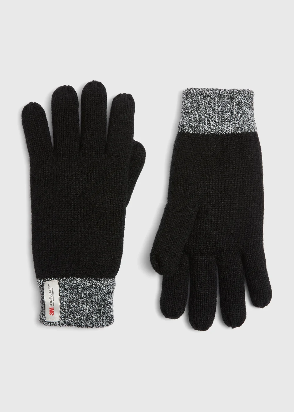 Black Thinsulate Gloves - Small/Medium Image 1