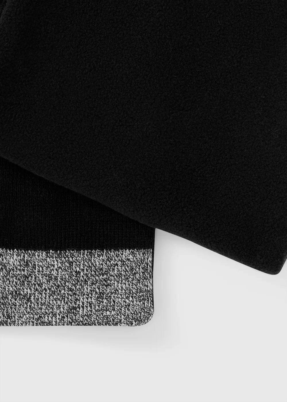 Black Thinsulate Scarf - One Size Image 2
