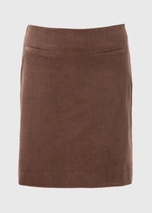Brown Cord Mini Skirt - Size 26 Image 4