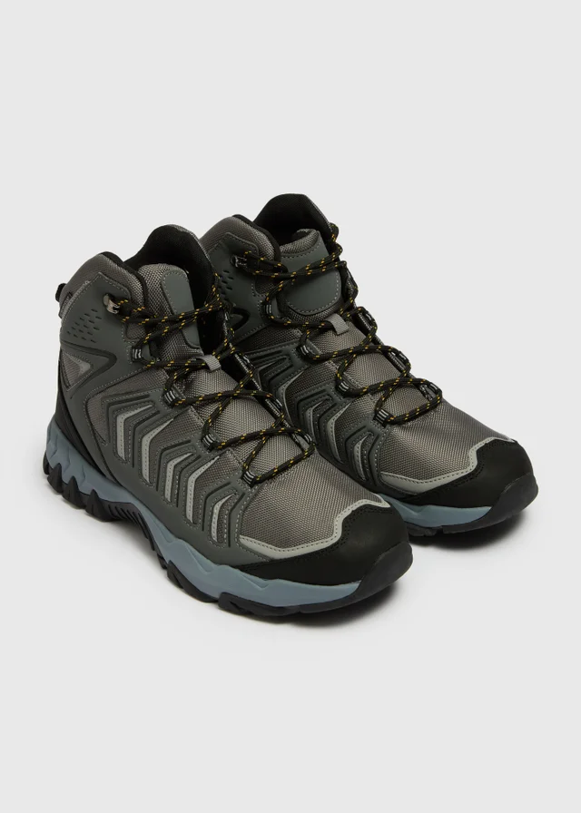 Grey Walking Boots