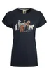 Weird Fish Navy Walkies Slub T-Shirt - Size 20 Image 3