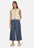 Yumi Blue Chambray Denim Culottes - 18 Image 1