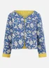 Yumi Blue Floral Reversible Cotton Quilted Jacket - 14 Image 3