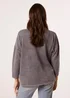 Blue Vanilla Grey Bow Sweatshirt - Medium/Large Image 2