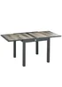 Outsunny Extendable Outdoor Dining Table Aluminium Rectangle Patio Table - One Size Image 2