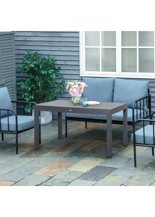 Outsunny Extendable Garden Table 10 Seater for Lawn Balcony & Backyard - One Size Image 1