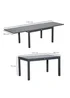 Outsunny Extendable Garden Table 10 Seater for Lawn Balcony & Backyard - One Size Image 3
