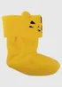 Totes Cirrus Yellow Childrens Novelty Welly Liner - Size 5-6 Image 1