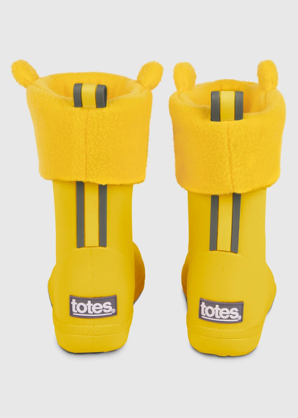 Totes Cirrus Yellow Childrens Novelty Welly Liner - 5-6 Image 4