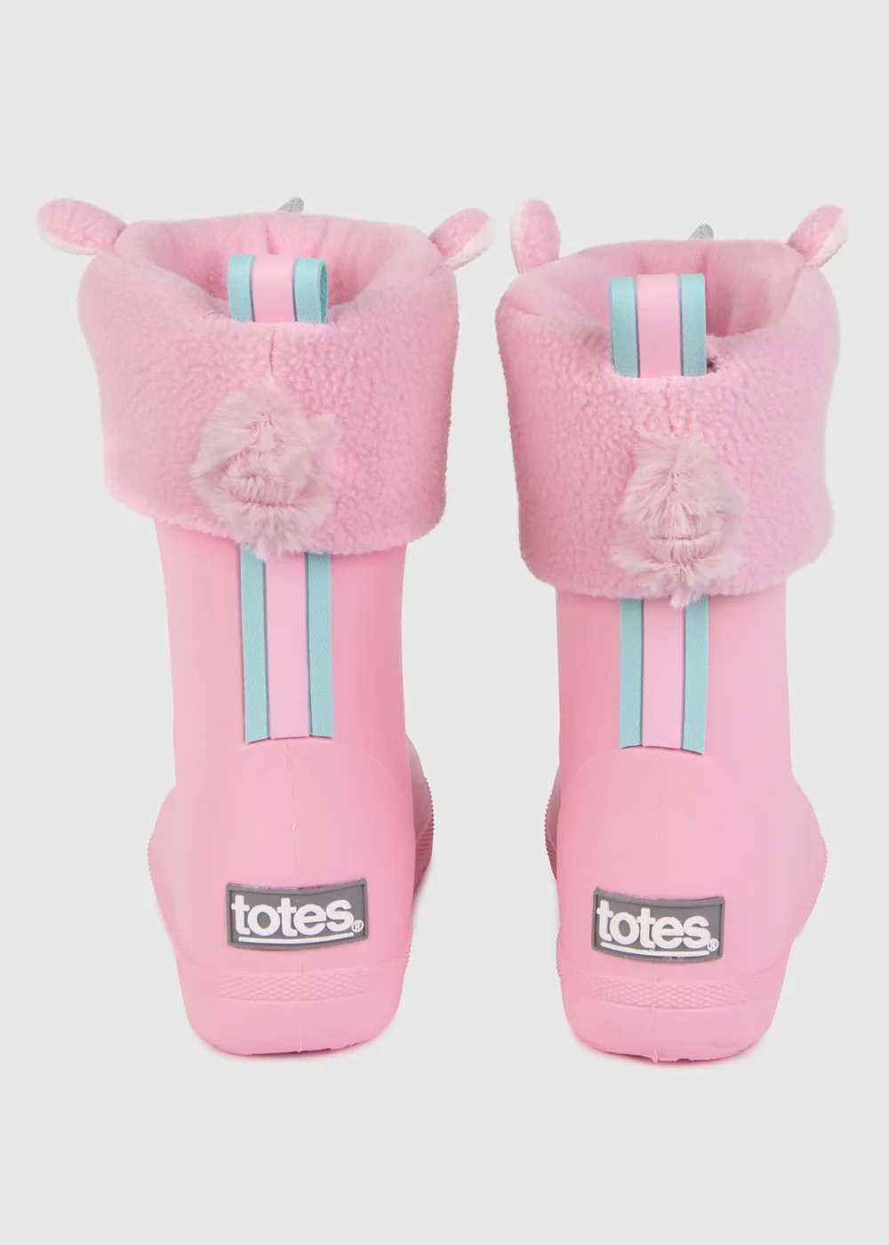 Totes Cirrus Pink Childrens Novelty Welly Liner - 7-8 Image 4