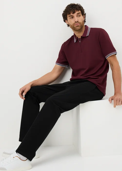 Black Flex Chinos - 30 Waist Regular Image 1