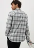 Grey Long Sleeve Grindle Check Shirt - XXXL Image 3