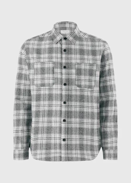 Grey Long Sleeve Grindle Check Shirt - XXXL Image 4
