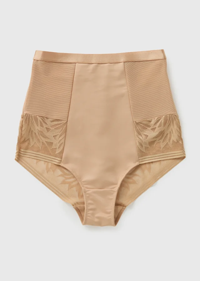 Nude Firm Control Shaping Super High Waist Briefs