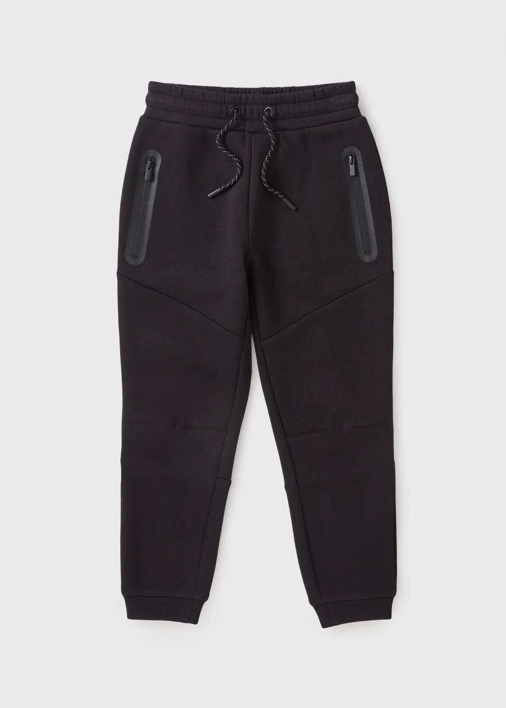 Souluxe Boys Black Sports Jogging Bottoms (7-15yrs) - Age 7 Years Image 1