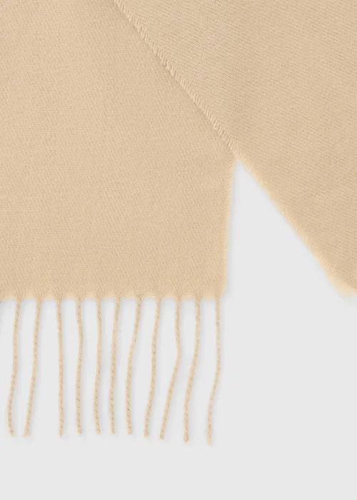 Stone Fringe Trim Scarf - One Size Image 2