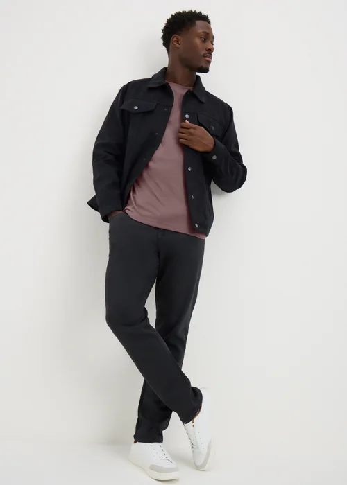 Mauve Liquid Cotton T-Shirt - Extra small Image 3