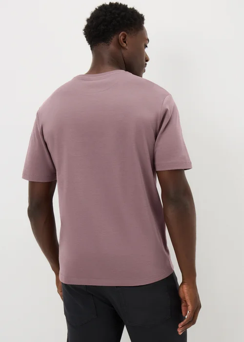 Mauve Liquid Cotton T-Shirt - Extra small Image 2