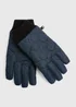 Navy Padded Gloves - Small/Medium Image 1