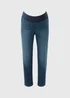 Darkwash Under The Bump Slim Fit Jeans - Size 8 Image 1