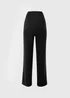 Black Over The Bump Straight Fit Jeans - Size 10 31 leg Image 1
