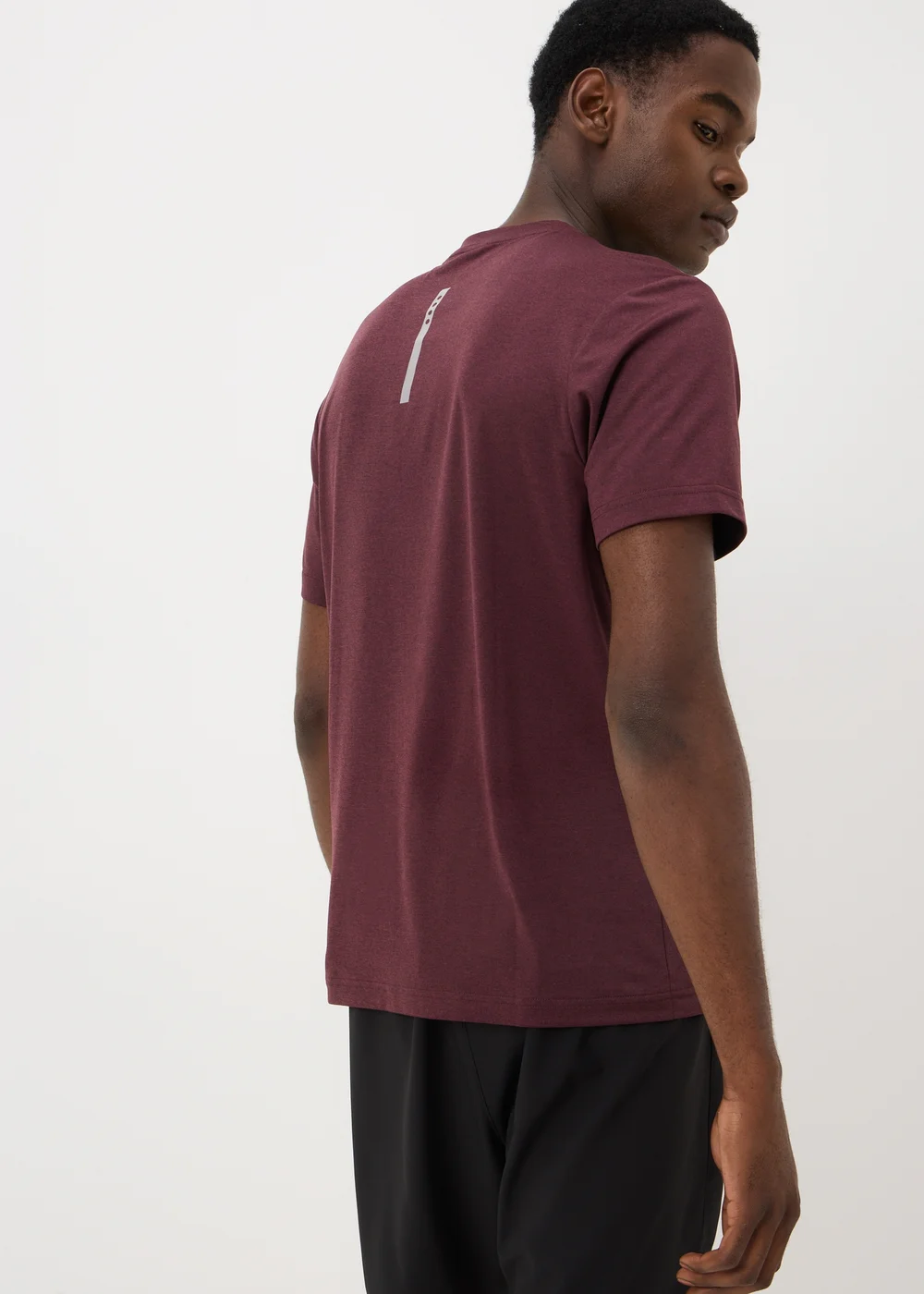 Burgundy Interest T-Shirt - Small Image 2