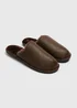 Brown Fluffy Mules - Size 10 Image 1