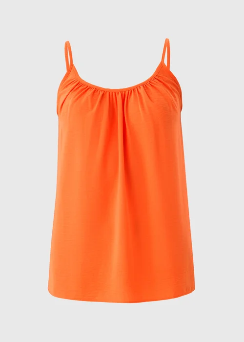 Orange Solid Cami Blouse - Size 26 Image 3