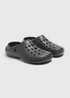 Black Fleece Lined Clogs - Size 9 Image 1