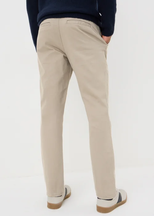 Mushroom Straight Fit Chinos - 40 Waist Short Image 3