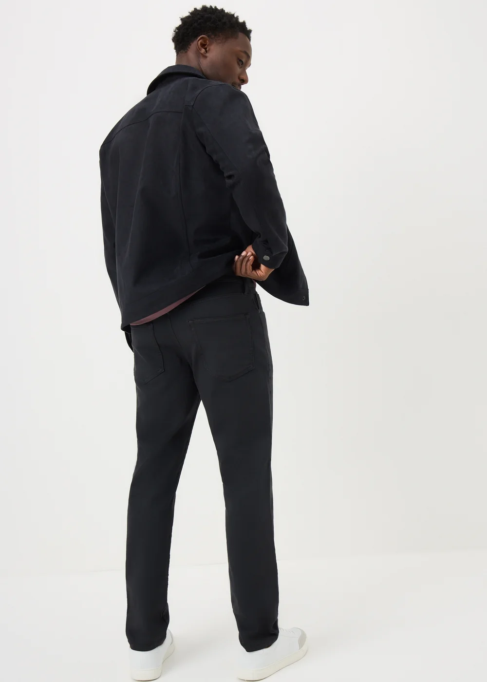 Charcoal 5 Pocket Trousers - 30 Waist Short Image 2
