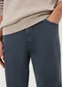 Blue 5 Pocket Slim Fit Trousers - 30 Waist Regular Image 3