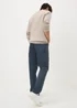 Blue 5 Pocket Slim Fit Trousers - 30 Waist Regular Image 2