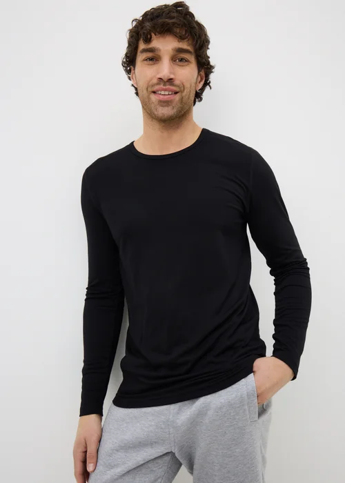 Black Light Thermal Long Sleeve Top - Medium Image 2