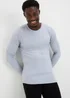 Grey Light Thermal Long Sleeve Top - Small Image 2