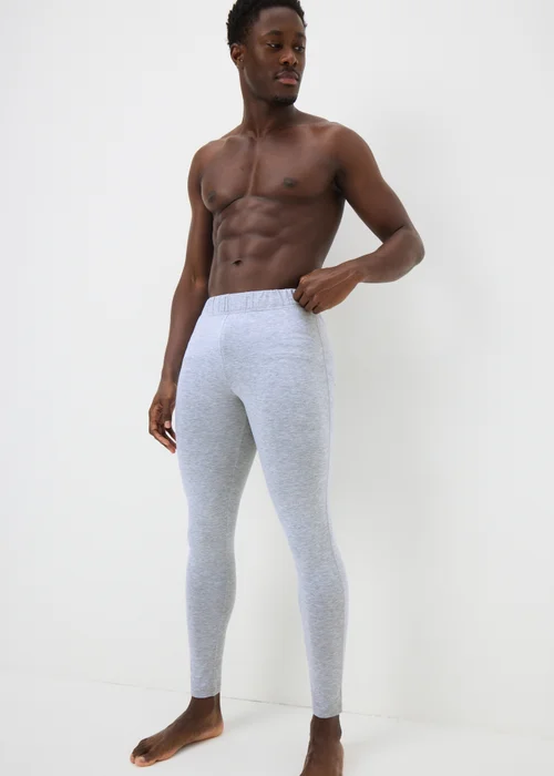 Grey Light Thermal Long Johns - Small Image 2
