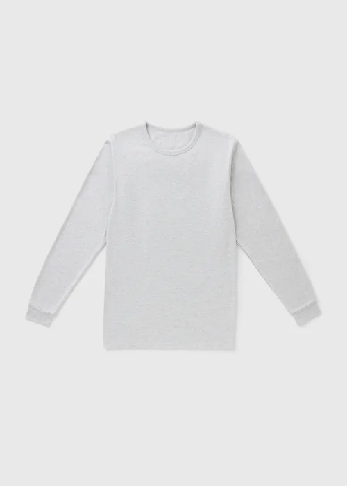 Grey Medium Thermal Long Sleeve Top - Small Image 1