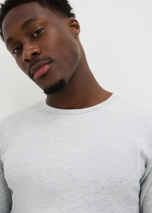 Grey Medium Thermal Long Sleeve Top - Small Image 3