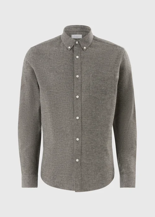 Brown Grindle Plain Shirt - XXXL Image 4