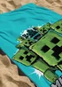 Minecraft Movie Beach Pool Towel - One Size Image 3