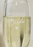 Personalised Memento Company Bride Flute Glass - One Size Image 2