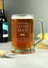 Personalised Memento Company Groomsman Pint Stern Tankard - One Size Image 1