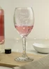 Personalised Memento Company Maid of Honour Wine Glass - One Size Image 3