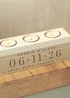 Personalised Memento Company Special Date Triple Tea Light Box - One Size Image 2